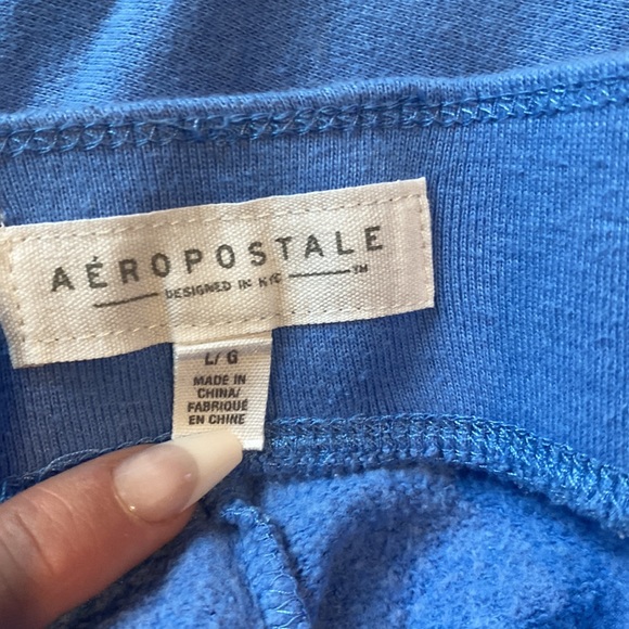 Aeropostale joggers. Large. Blue - Picture 2 of 4